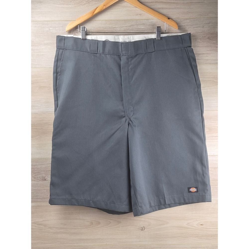 Dickies Twill Work Shorts‎ Mens 42 Charcoal Grey NEW Loose Fit 13in Inseam